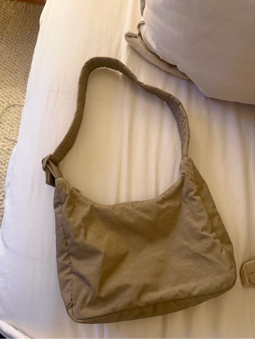 BAGGU Taupe Shoulder Bag